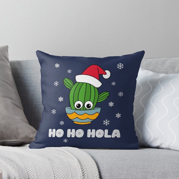 Item preview, Ho Ho Hola - Cactus With A Santa Hat In A Bowl designed and sold by DreamCactus.
