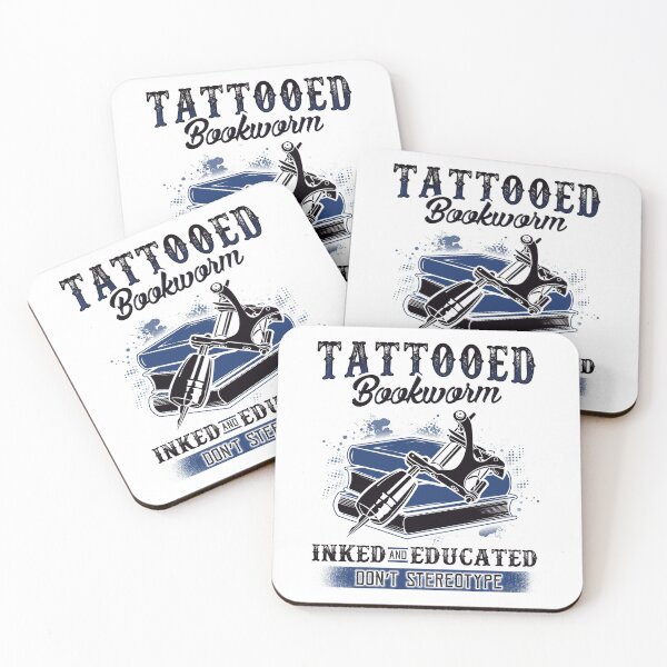 Item preview, Tattooed Bookworm designed and sold by KsuAnn.