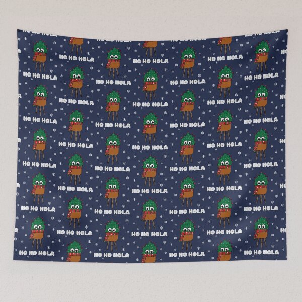 Item preview, Ho Ho Hola - Christmas Cactus With Scarf designed and sold by DreamCactus.