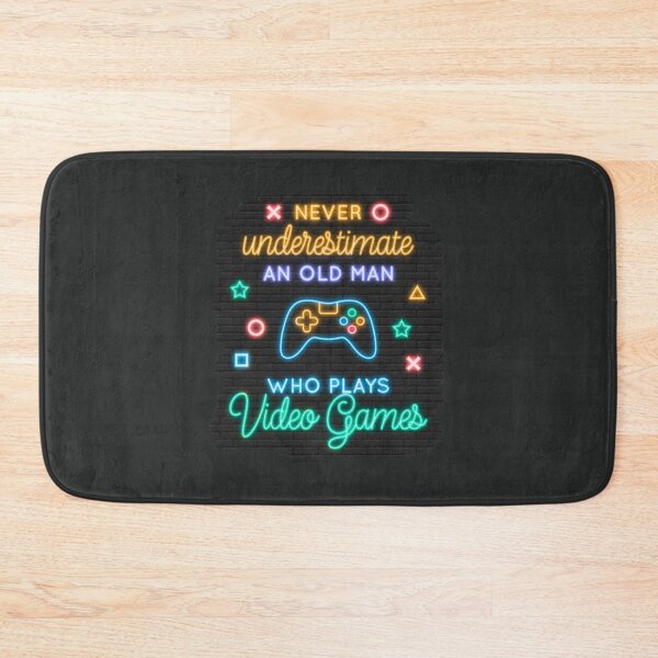 Item preview, Never Underestimate an Old Man Who Plays Video Games designed and sold by EdifyEra.