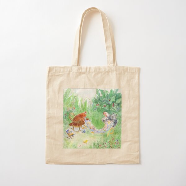 Chicken Chic Cotton Tote Bag