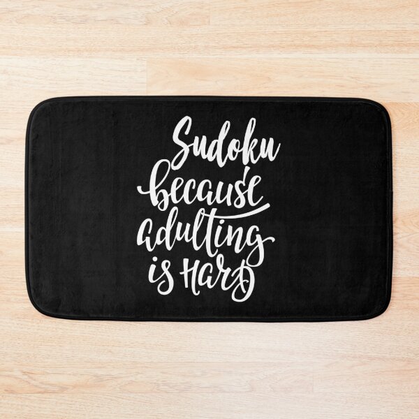 Item preview, Sudoku Because Adulting Is Hard designed and sold by ProjectX23.