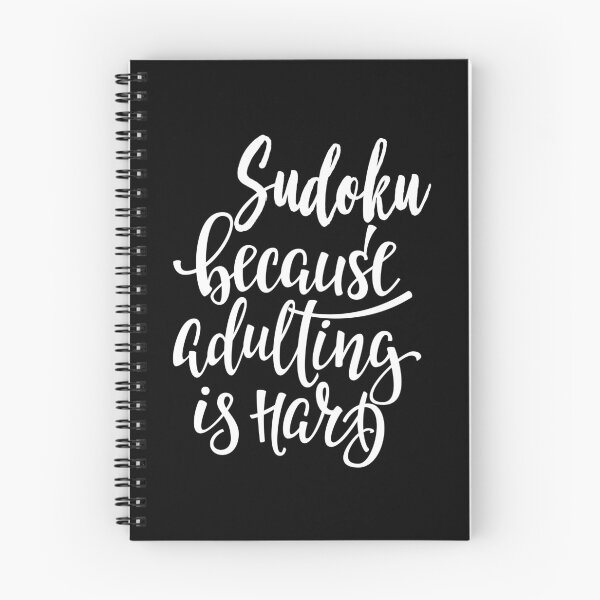 Item preview, Sudoku Because Adulting Is Hard designed and sold by ProjectX23.