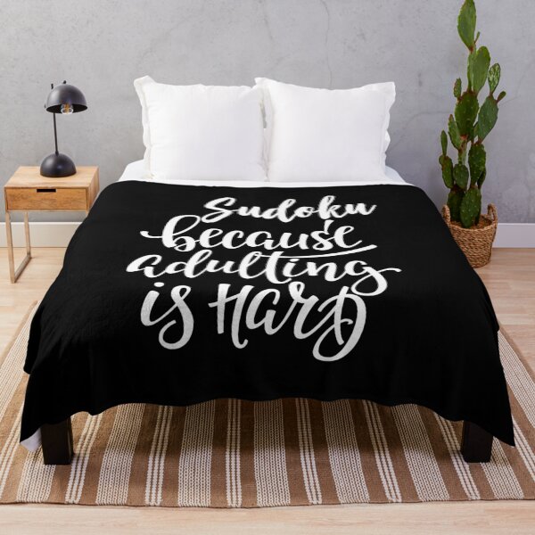 Item preview, Sudoku Because Adulting Is Hard designed and sold by ProjectX23.