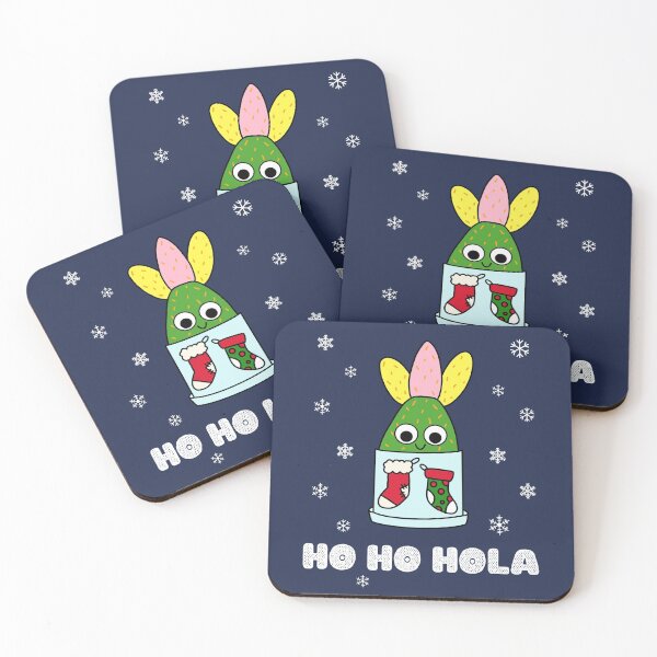 Item preview, Ho Ho Hola - Hybrid Cactus In Christmas Themed Pot designed and sold by DreamCactus.