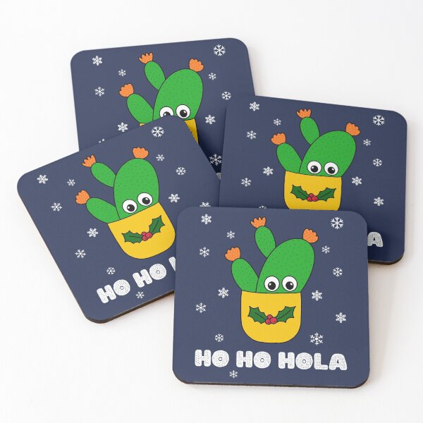 Item preview, Ho Ho Hola - Opuntia Microdasys Cactus In Christmas Holly Pot designed and sold by DreamCactus.