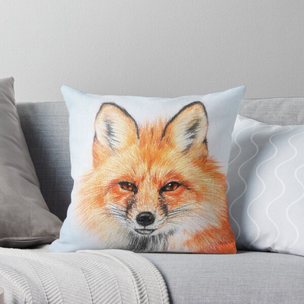 Item preview, Portrait of a red fox designed and sold by BeckyKidus.