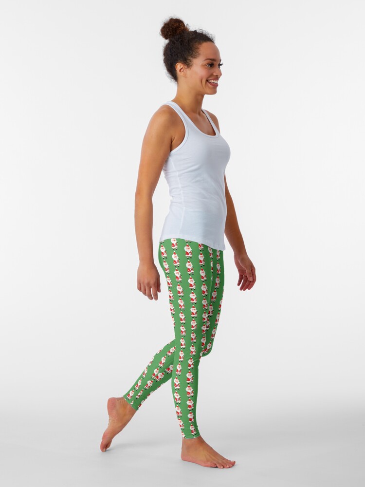 Alternate view of Hello, Father Christmas is coming! Leggings