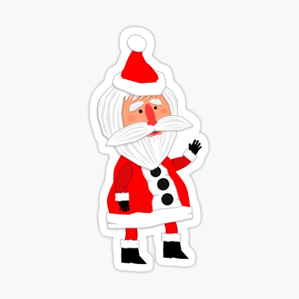 Hello, Father Christmas is coming! Sticker