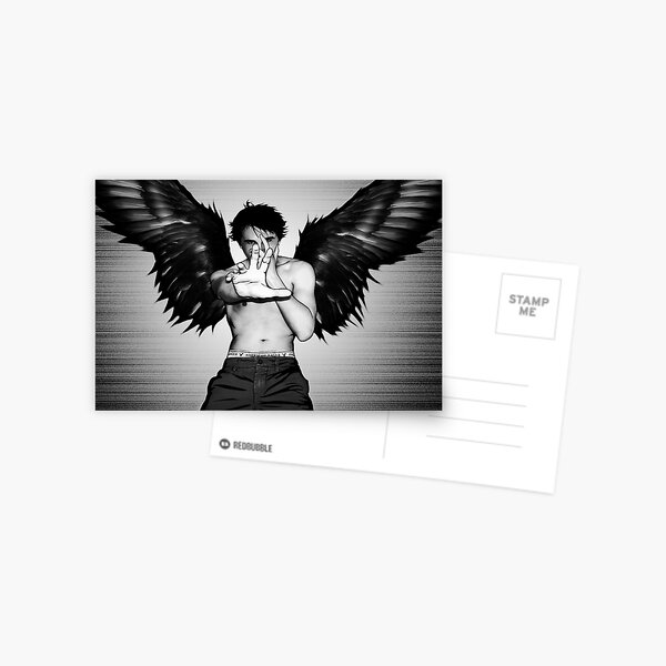 Item preview, Dark Angel: A Winged Portrait in Black and White designed and sold by PatWArt.