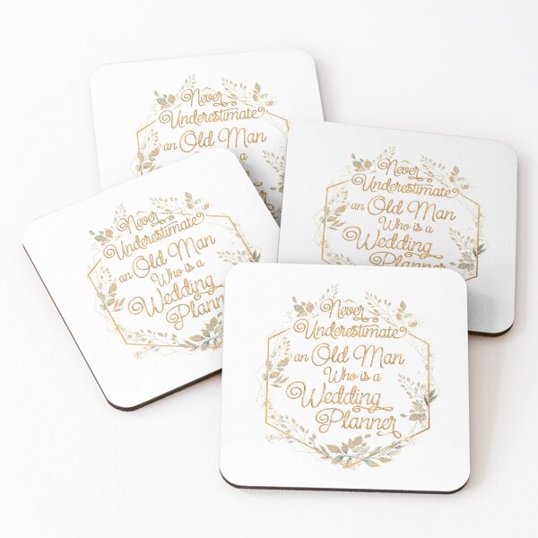 Item preview, Never Underestimate and Old Man Who is a Wedding Planner designed and sold by EdifyEra.