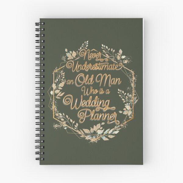 Item preview, Never Underestimate and Old Man Who is a Wedding Planner designed and sold by EdifyEra.