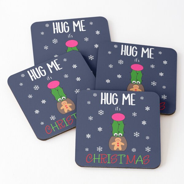 Item preview, Hug Me It's Christmas - Hybrid Cactus In Gingerbread Man Pot designed and sold by DreamCactus.