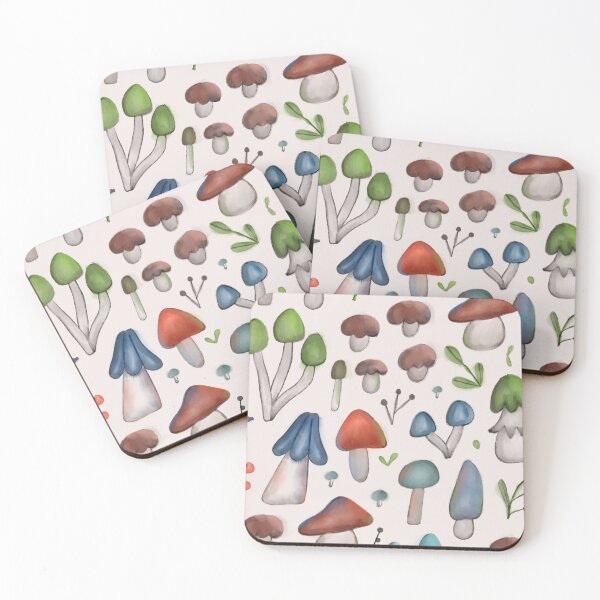 Item preview, Watercolor mushrooms designed and sold by kostolom3000.