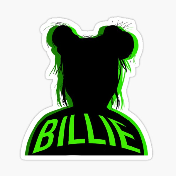 Billie Green Hair Stickers for Sale