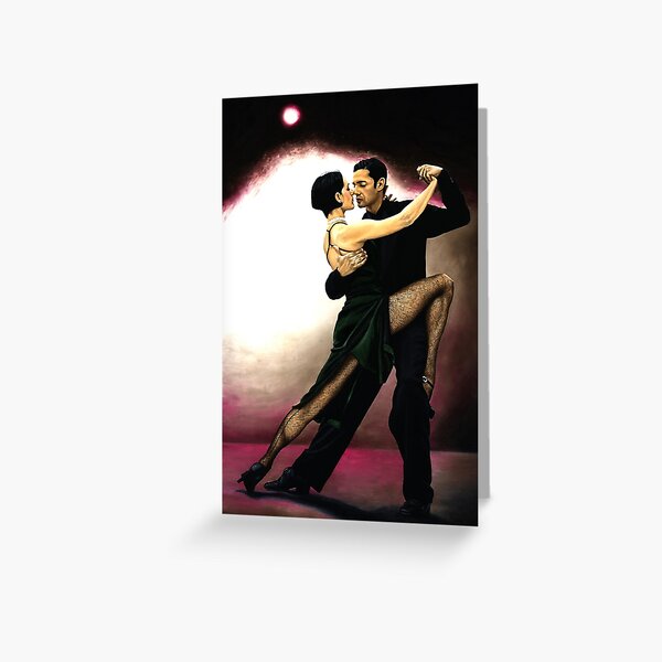 The Temptation of Tango Greeting Card
