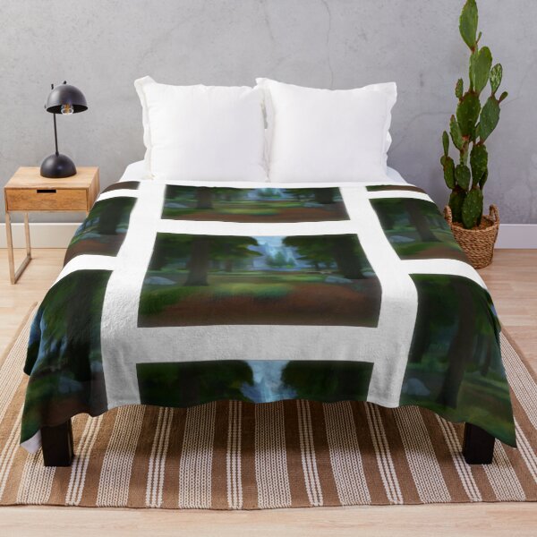 Item preview, Sims 4 forest painting print designed and sold by Halex0Art.