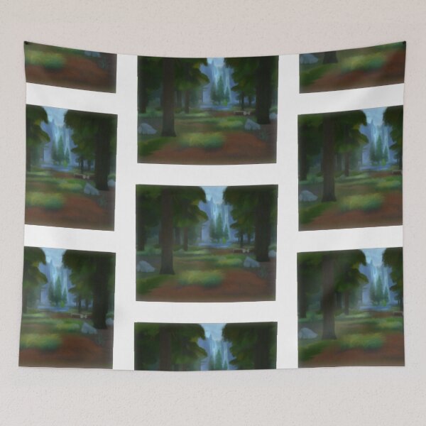 Item preview, Sims 4 forest painting print designed and sold by Halex0Art.