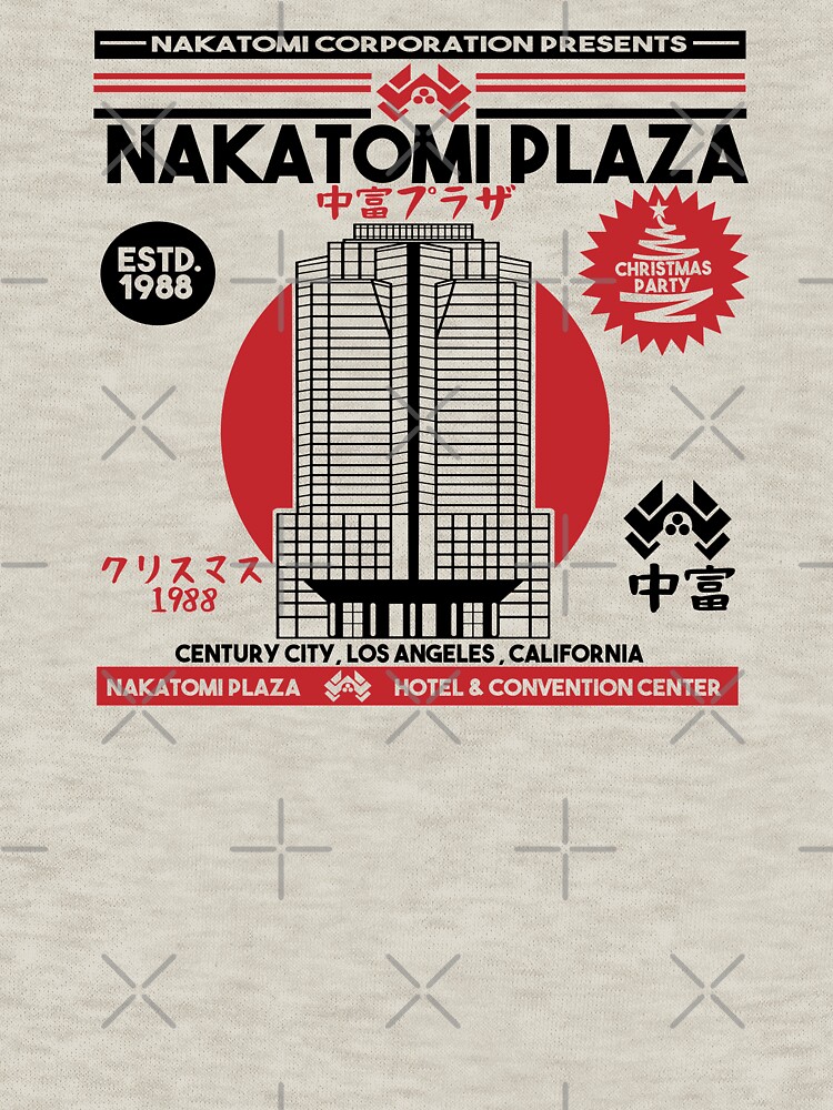 Aperçu 7 sur 7. T-shirt classique avec l'œuvre Nakatomi Plaza créée et vendue par edcarj82.