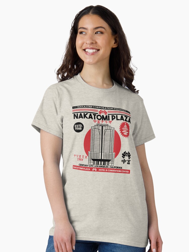 Aperçu 2 sur 7. T-shirt classique avec l'œuvre Nakatomi Plaza créée et vendue par edcarj82.