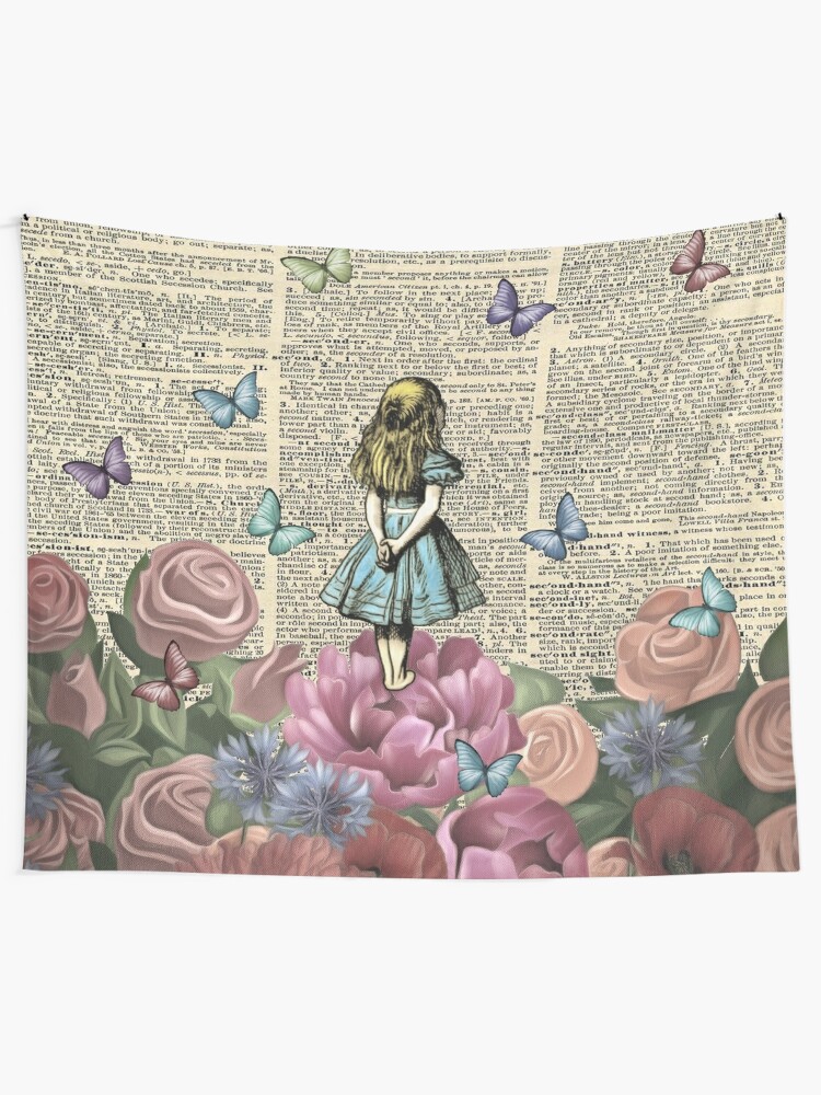 Alternate view of Alice In Wonderland - Wonderland Garden Tapestry