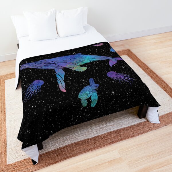 Space Sea Creatures Comforter