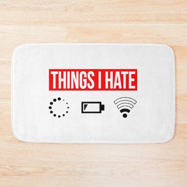 Item preview, Funny Programmer " THINGS I HATE " Gamer Gift Idea designed and sold by urban-design.