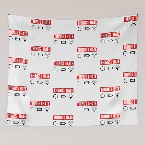 Item preview, Funny Programmer " THINGS I HATE " Gamer Gift Idea designed and sold by urban-design.