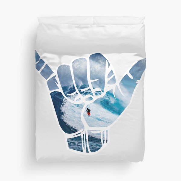 Surf Hang Loose - white Duvet Cover