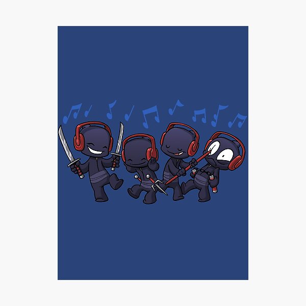 Ninja Dance Party Photographic Print