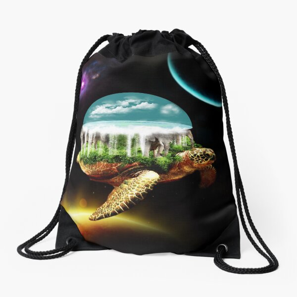 La grande tortue céleste Sac à cordon