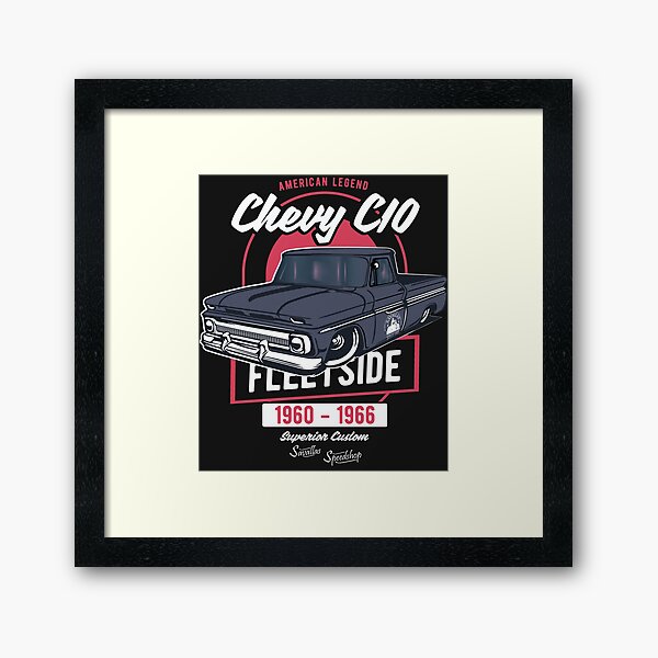 Chevy C10 - American Legend Framed Art Print