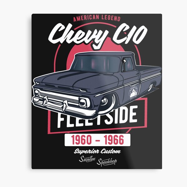 Chevy C10 - American Legend Metal Print