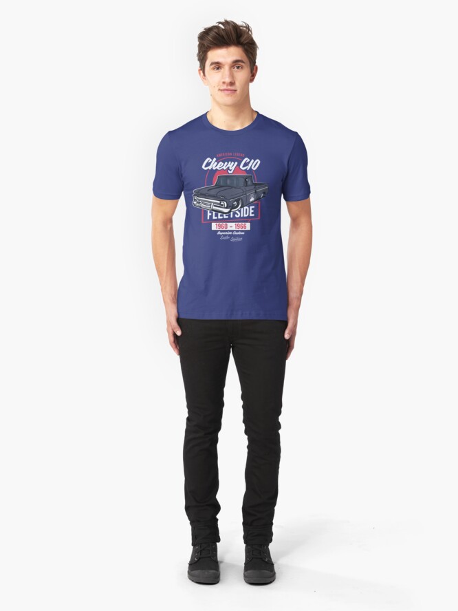 Alternative Ansicht von Chevy C10 - American Legend Slim Fit T-Shirt