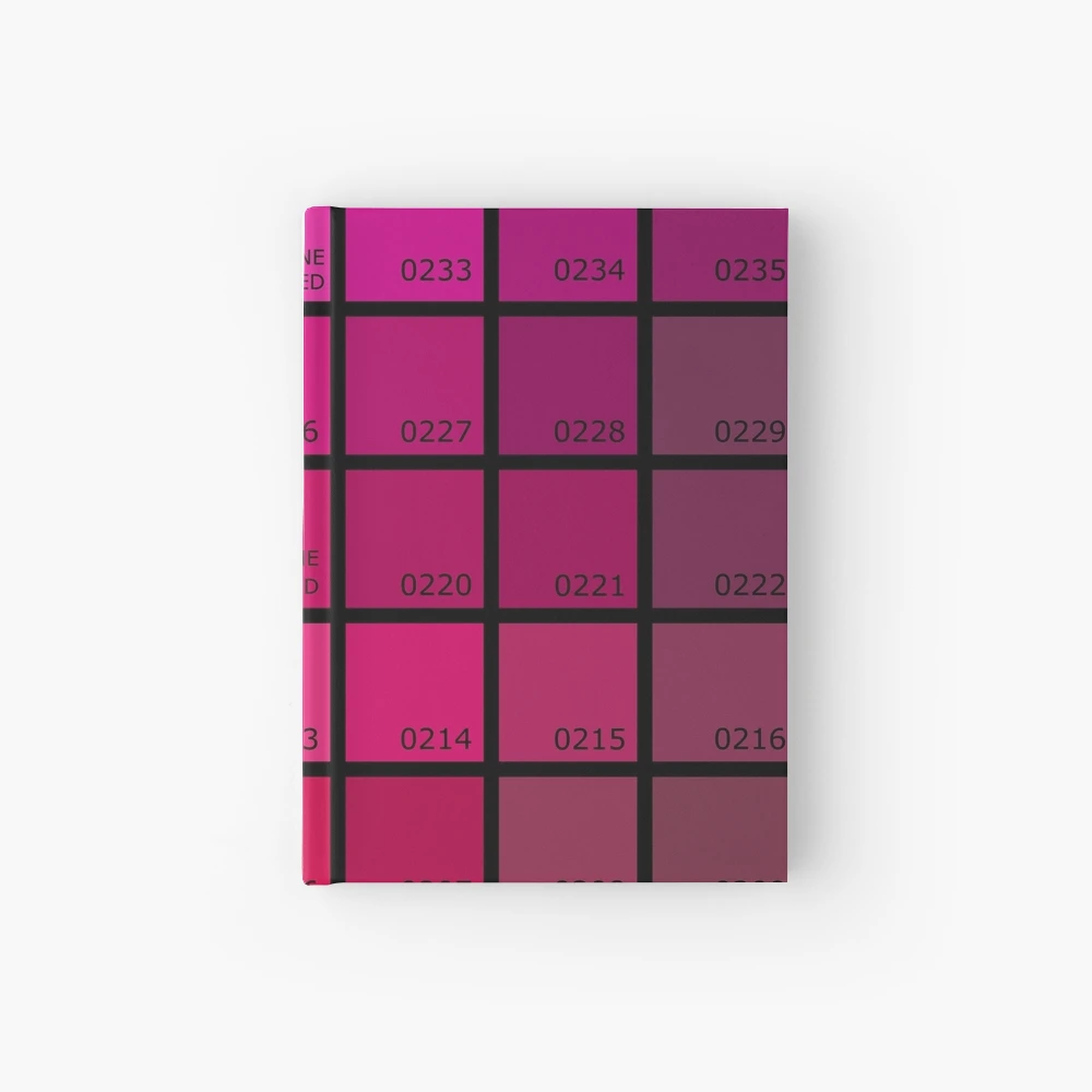 Shades of Pantone Colors Hardcover Journal for Sale by AprilSLDesigns