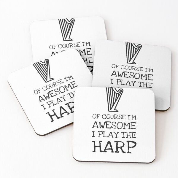 Item preview,  Of Course Im Awesome I Play The Harp designed and sold by The5thDesign.
