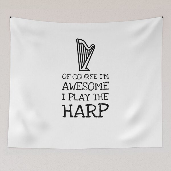Item preview,  Of Course Im Awesome I Play The Harp designed and sold by The5thDesign.