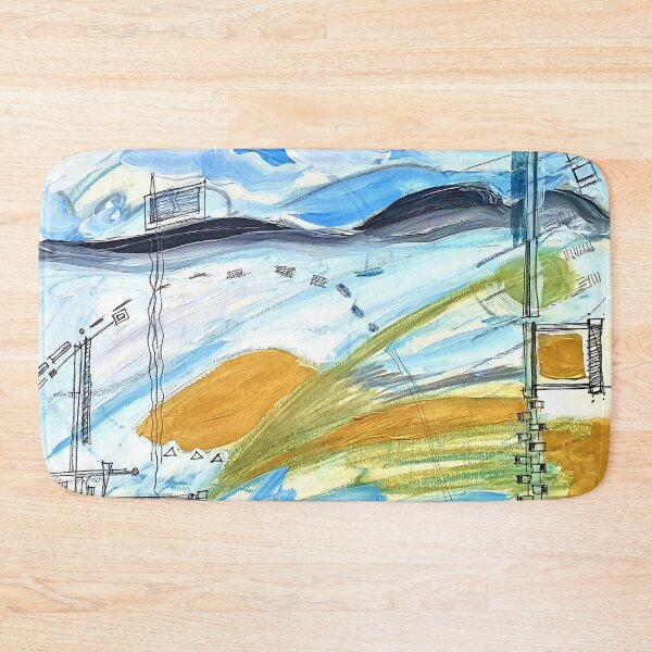 Item preview, architectural landscape, acrylic, pencil on paper designed and sold by Tereza Pilar  Art.