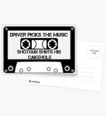 Driver Picks The Music... Postcards