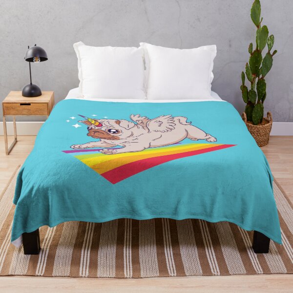 Item preview, Unicorn pug, rainbow designed and sold by DerSenat.