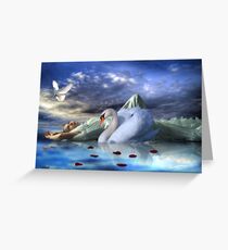 Swan Lake Greeting Card