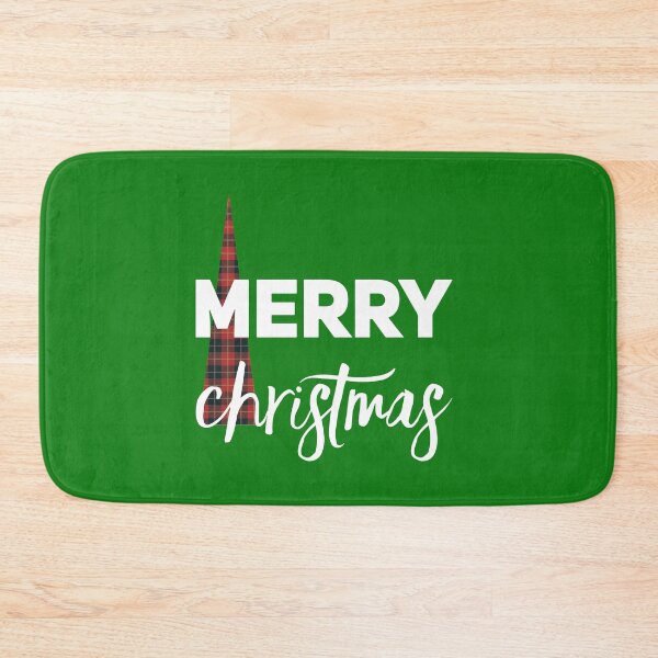 Item preview, Classic Merry Christmas Red Plaid Tree designed and sold by piastrelli.