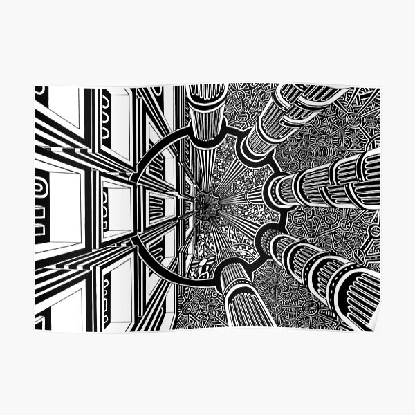 018 - City below the earth Poster