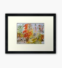 Autumn landscape Framed Print