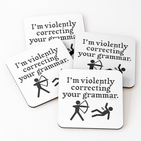 Item preview, Funny Silently Correcting Your Grammar Spoof Humor designed and sold by emkayhess.