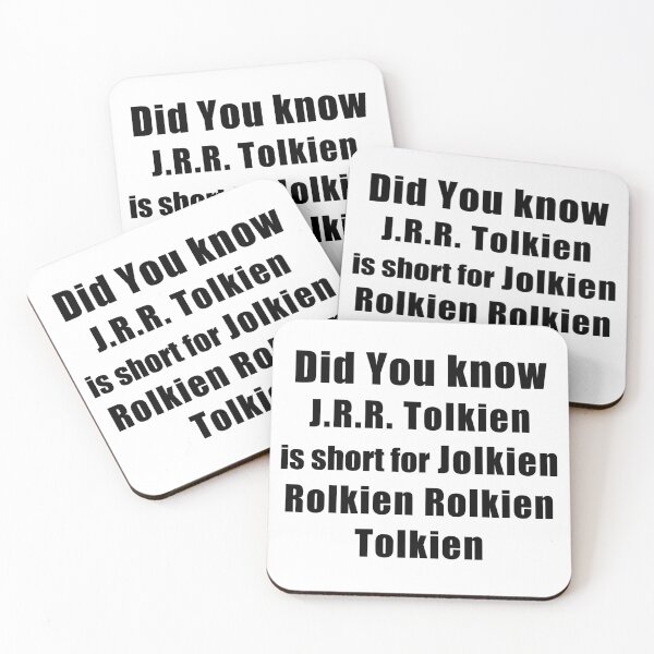 Item preview, J.R.R. Tolkien DID YOU KNOW designed and sold by HangLooseDraft.