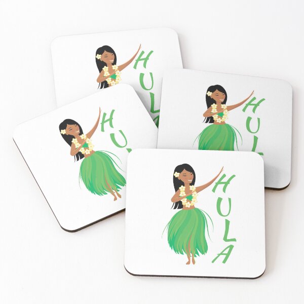 Item preview, Dancing Hawaiian hula girl print.  designed and sold by CraftCloud.