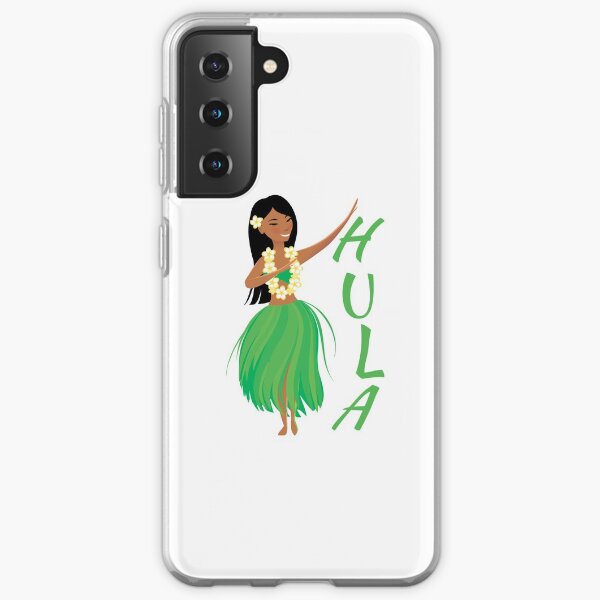 Dancing Hawaiian hula girl print. Samsung Galaxy Soft Case