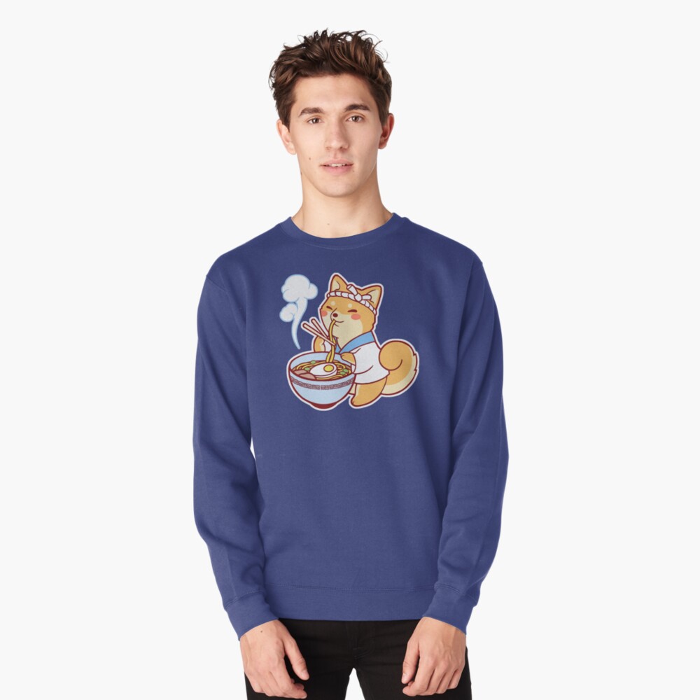 Ramen Shiba Pullover Sweatshirt