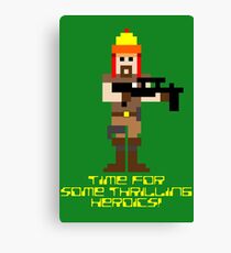 Firefly 8 Bit Thrilling Heroics Canvas Print